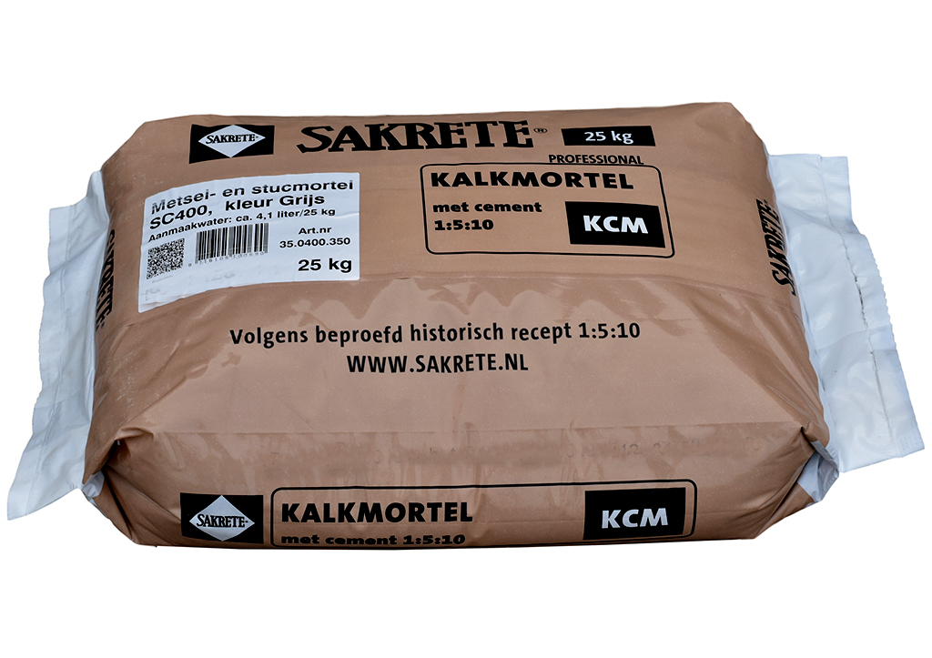 Kalkcement Metsel- en Stucmortel Grijs (25 kg)